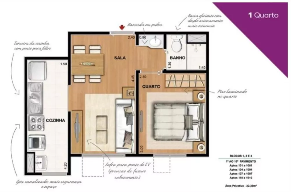 Apartamento, 1 quarto, 32 m² - Foto 13