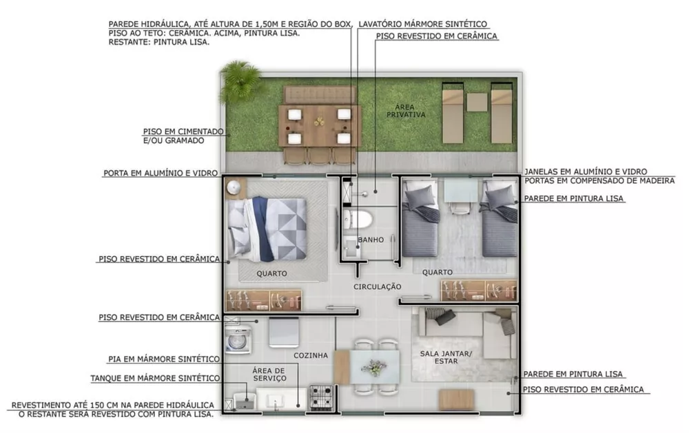 Apartamento, 2 quartos, 40 m² - Foto 19
