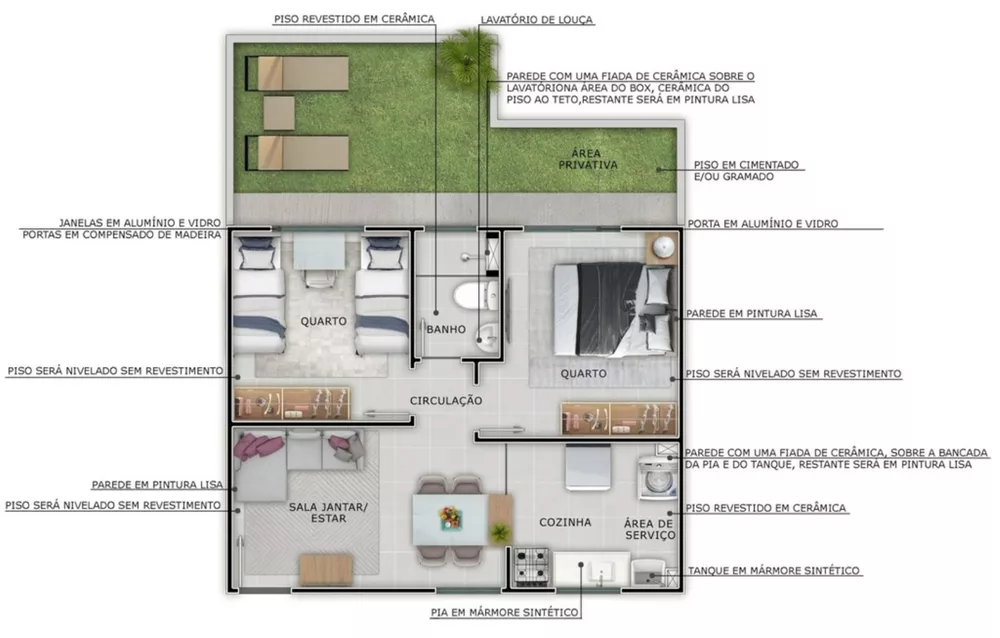 Apartamento, 2 quartos, 40 m² - Foto 18