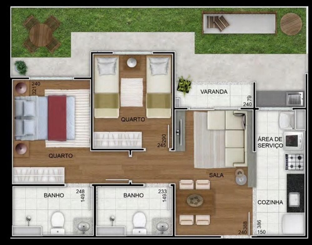 Apartamento, 2 quartos, 59 m² - Foto 28