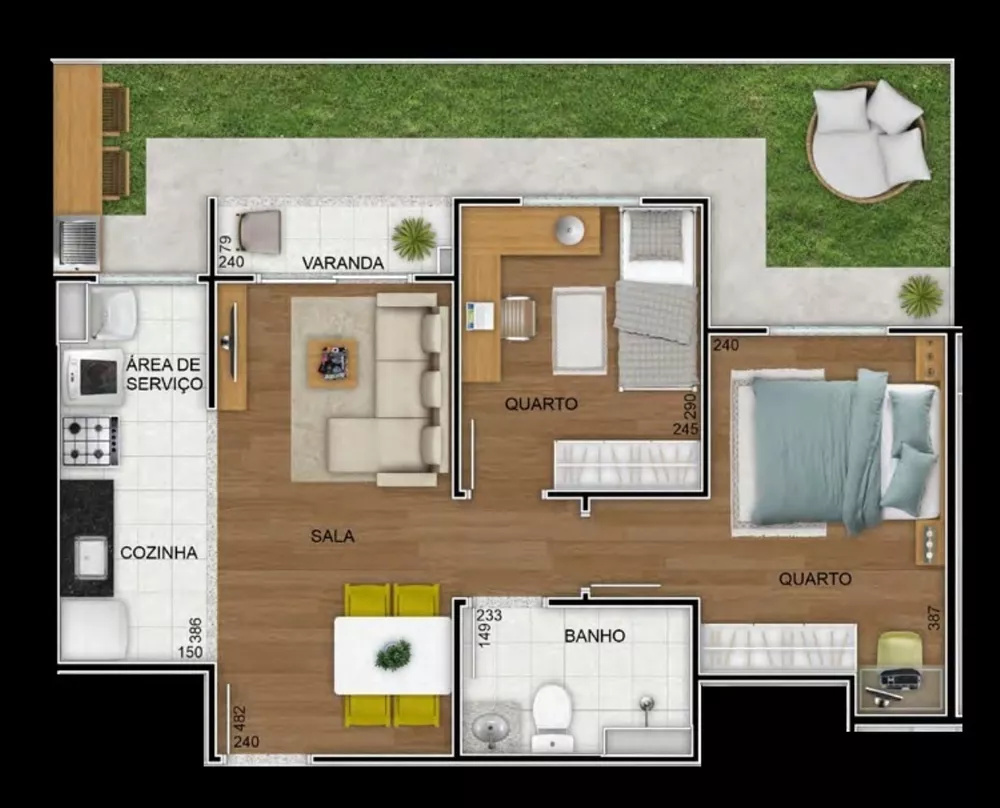 Apartamento, 2 quartos, 59 m² - Foto 27