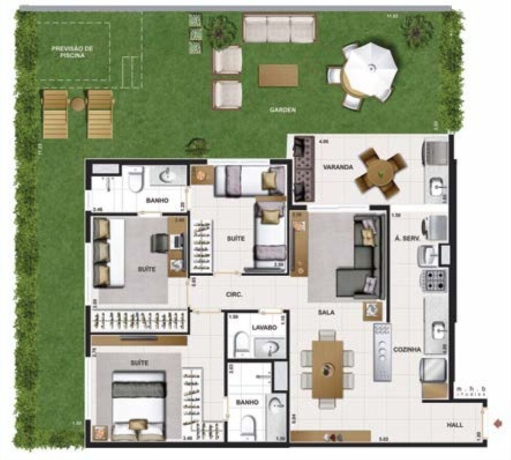 Apartamento, 3 quartos, 155 m² - Foto 44
