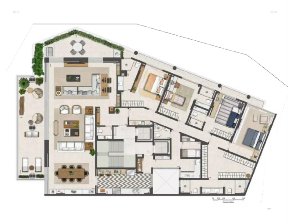 Apartamento, 4 quartos, 298 m² - Foto 4