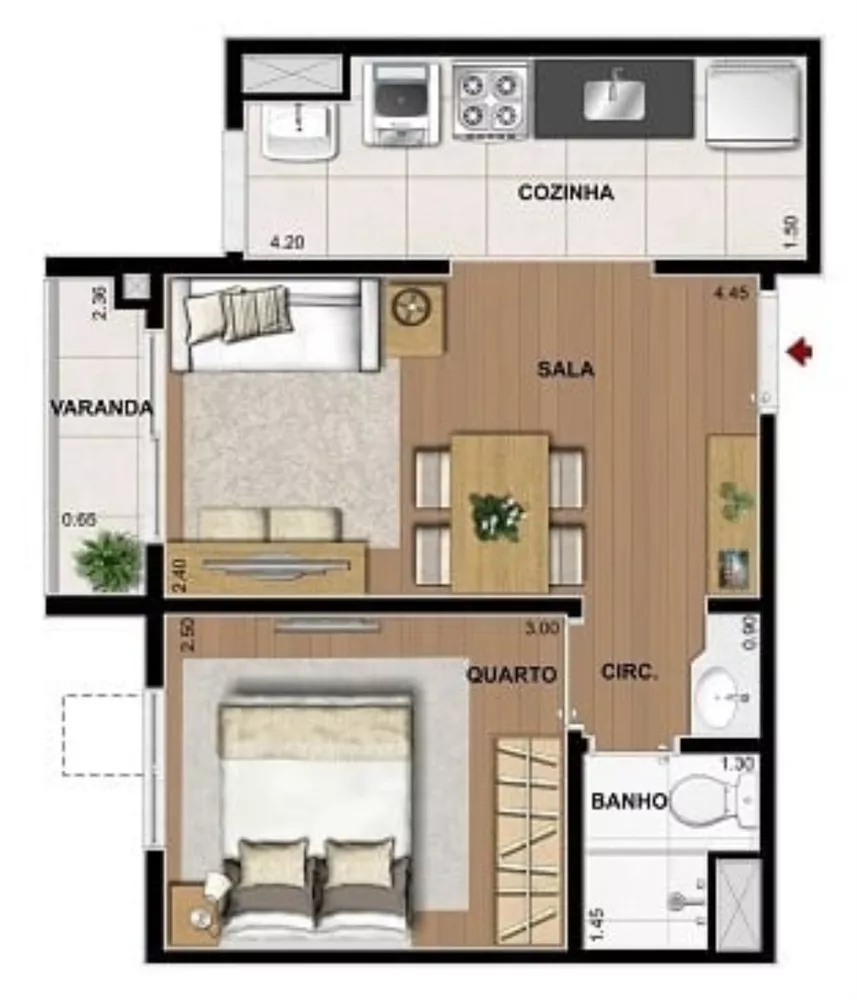 Apartamento, 2 quartos, 55 m² - Foto 15