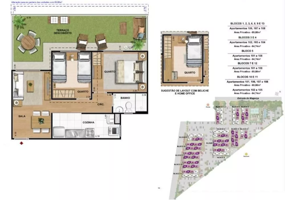 Apartamento, 2 quartos, 42 m² - Foto 22
