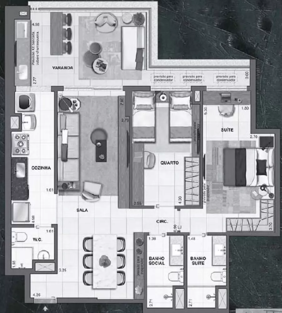 Apartamento, 2 quartos, 97 m² - Foto 26