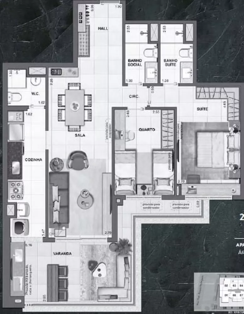 Apartamento, 2 quartos, 97 m² - Foto 29