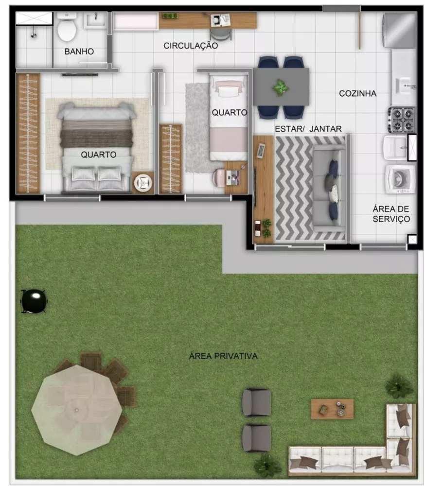 Apartamento, 1 quarto, 35 m² - Foto 19