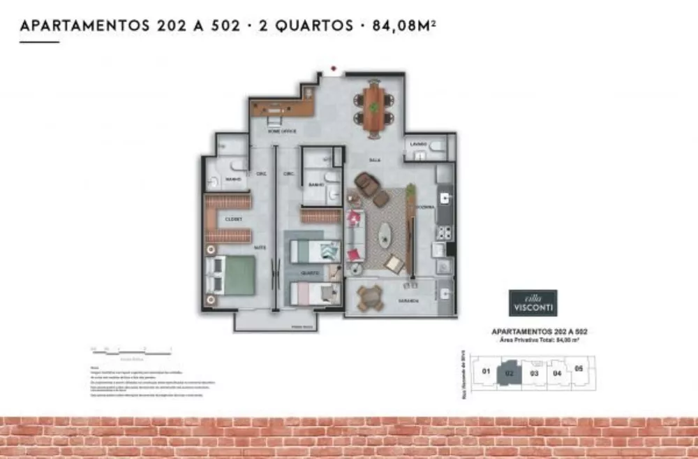 Apartamento, 2 quartos, 84 m² - Foto 19