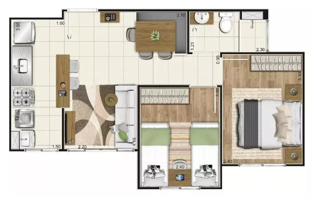 Apartamento, 1 quarto, 52 m² - Foto 18