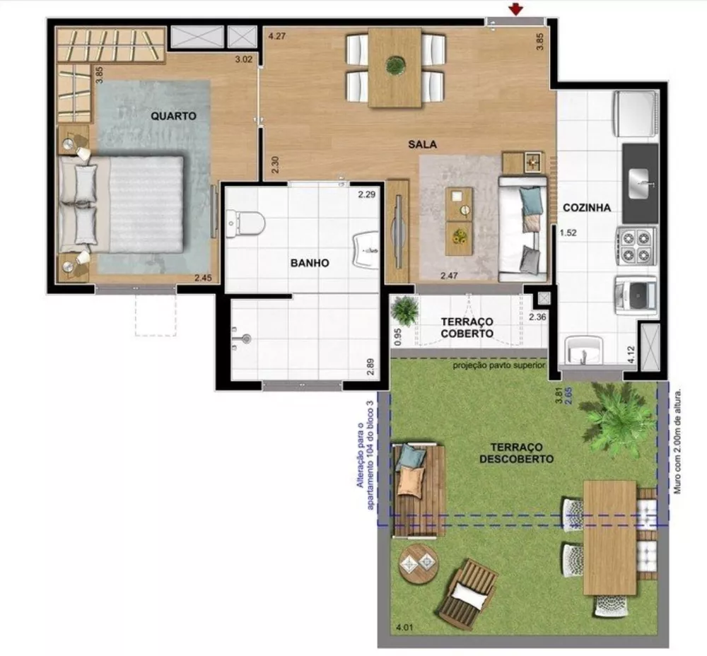 Apartamento, 2 quartos, 44 m² - Foto 28