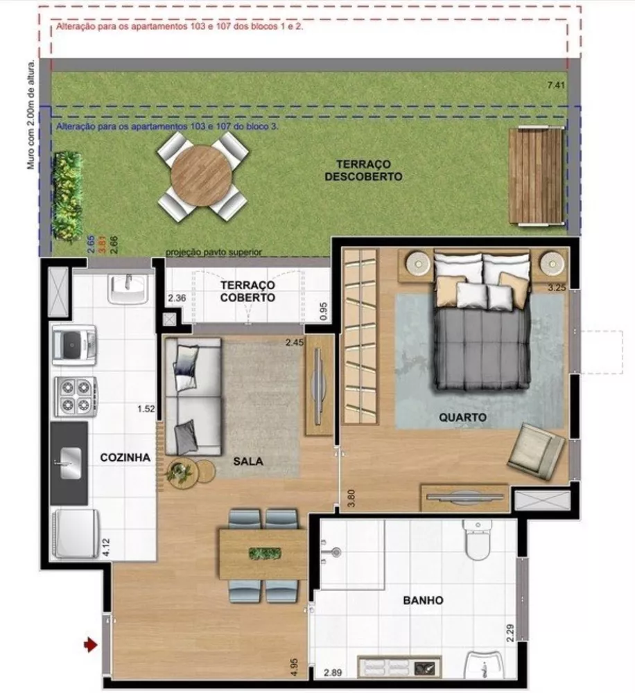 Apartamento, 2 quartos, 44 m² - Foto 29