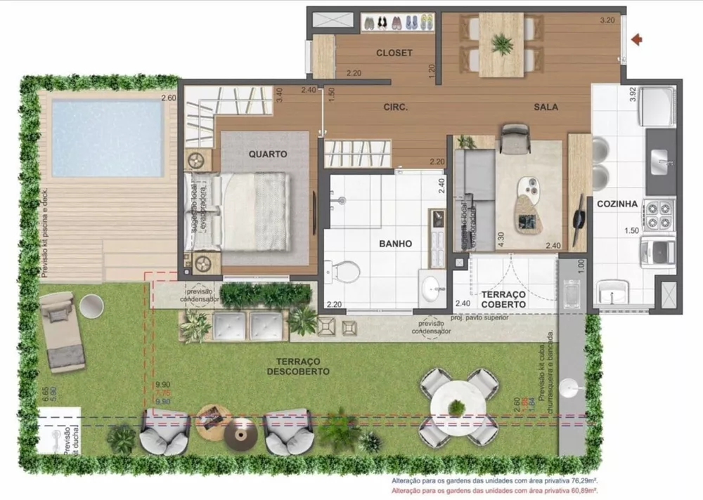Apartamento, 1 quarto, 76 m² - Foto 29