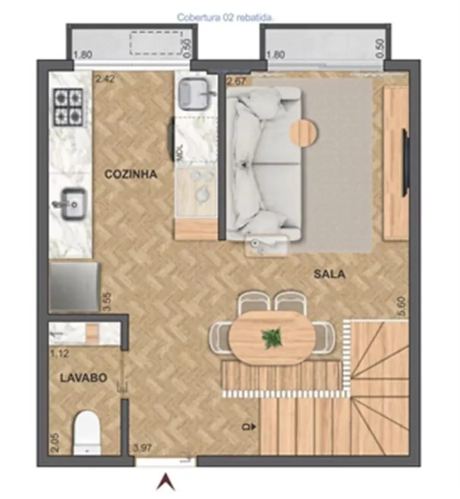 Apartamento à venda com 1 quarto, 57m² - Foto 28