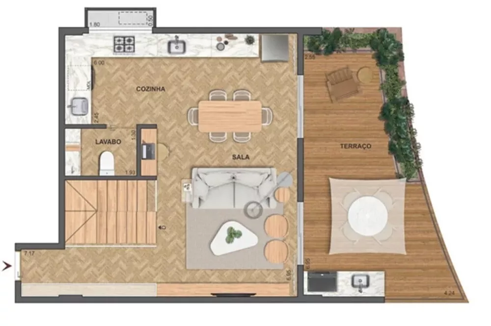 Apartamento à venda com 1 quarto, 57m² - Foto 36