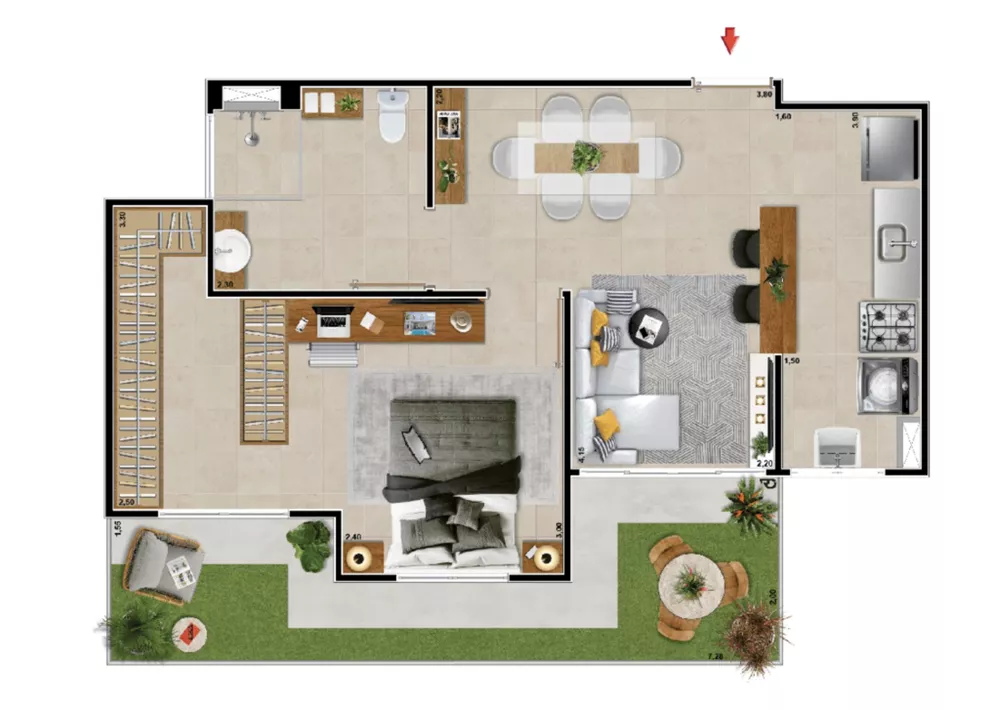 Apartamento, 2 quartos, 49 m² - Foto 14