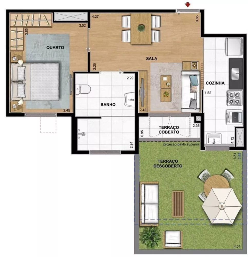 Apartamento, 2 quartos, 44 m² - Foto 26