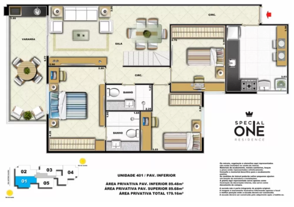 Cobertura, 3 quartos, 190 m² - Foto 23