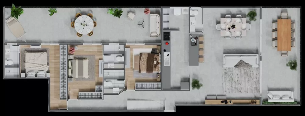 Cobertura, 3 quartos, 204 m² - Foto 11