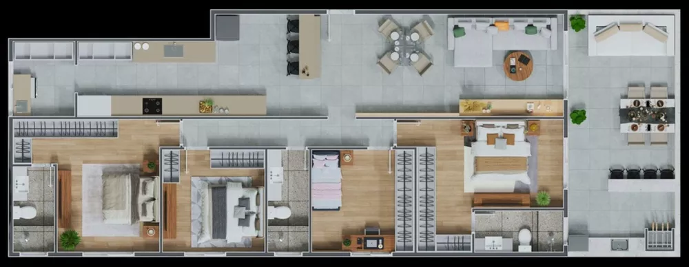 Cobertura, 3 quartos, 204 m² - Foto 5