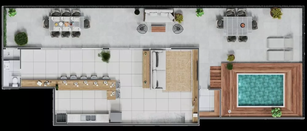 Cobertura, 3 quartos, 204 m² - Foto 12