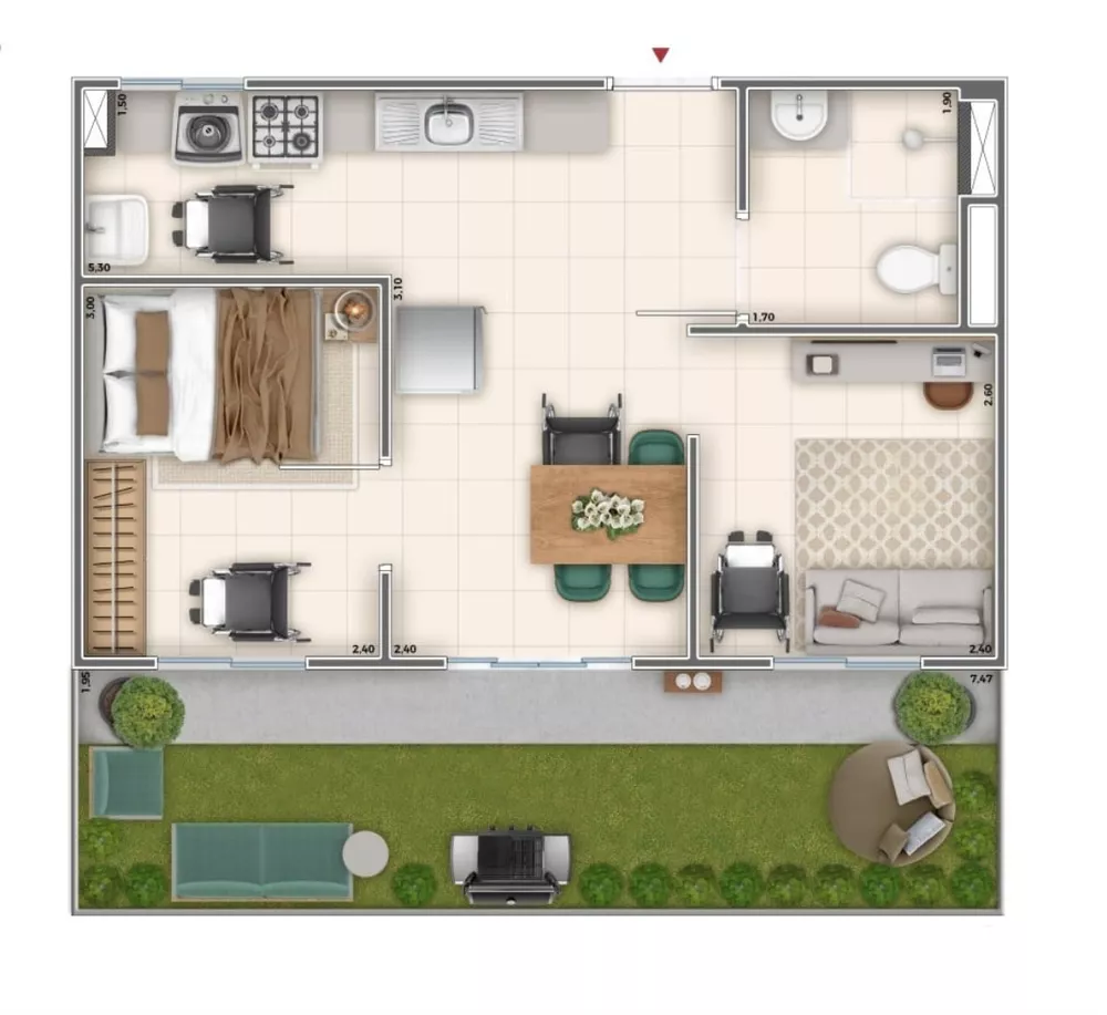 Apartamento, 2 quartos, 36 m² - Foto 21