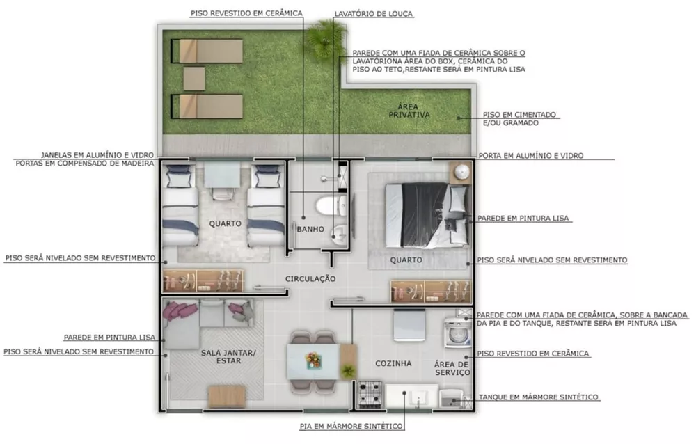Apartamento, 2 quartos, 62 m² - Foto 18