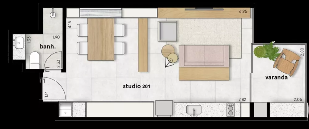 Apartamento, 2 quartos, 69 m² - Foto 13