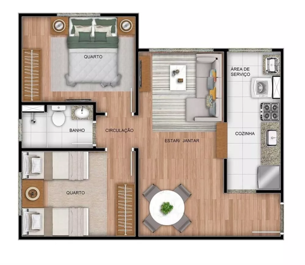 Apartamento, 2 quartos, 43 m² - Foto 26