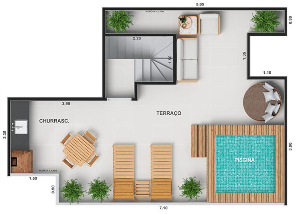 Apartamento, 2 quartos, 43 m² - Foto 35