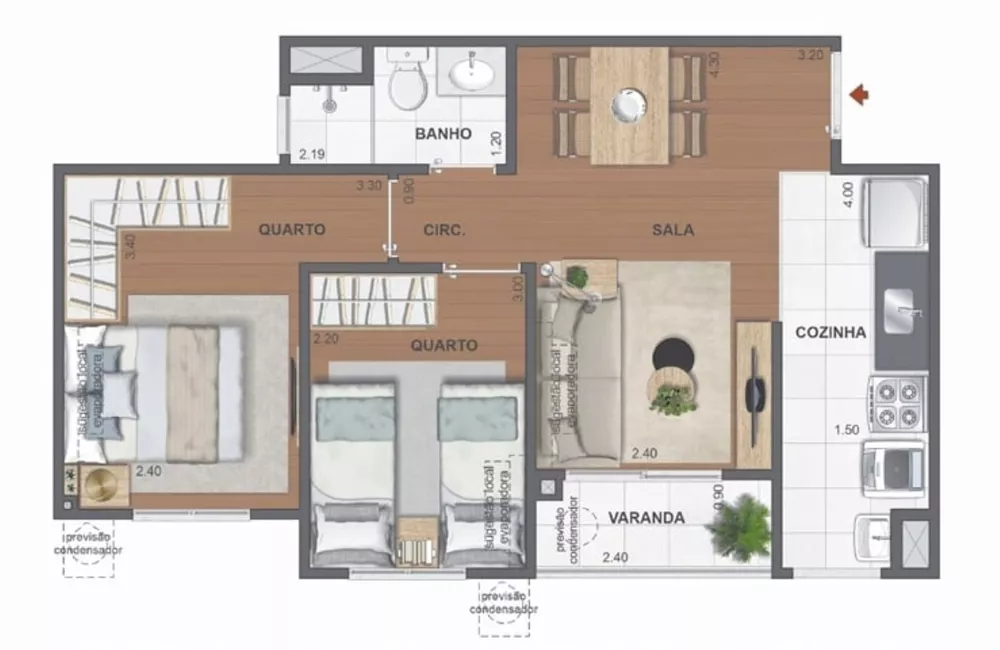 Apartamento, 1 quarto, 42 m² - Foto 29