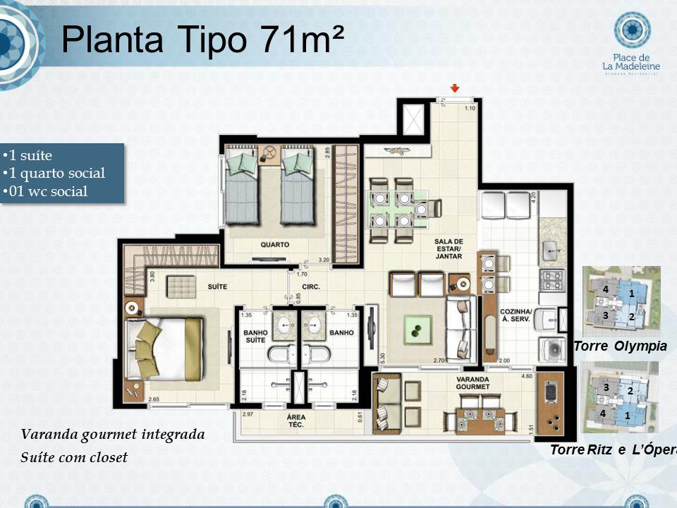 Apartamento à venda com 3 quartos, 133m² - Foto 5