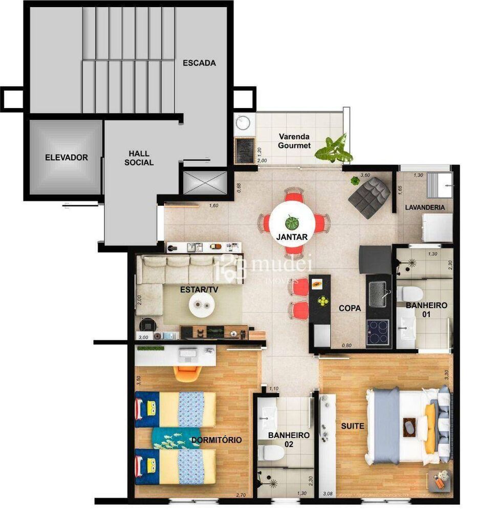Apartamento, 2 quartos, 62 m² - Foto 14