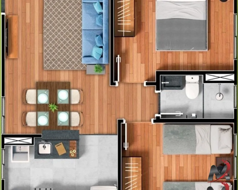 Apartamento, 2 quartos, 40 m² - Foto 6