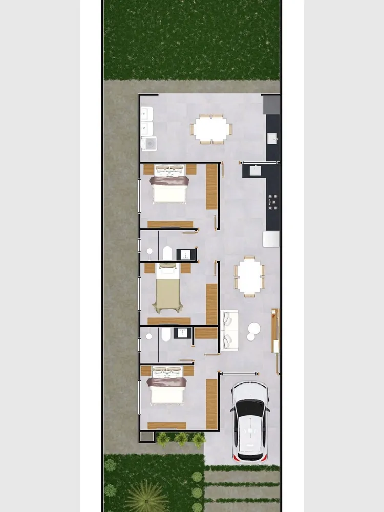 Casa, 3 quartos, 100 m² - Foto 4