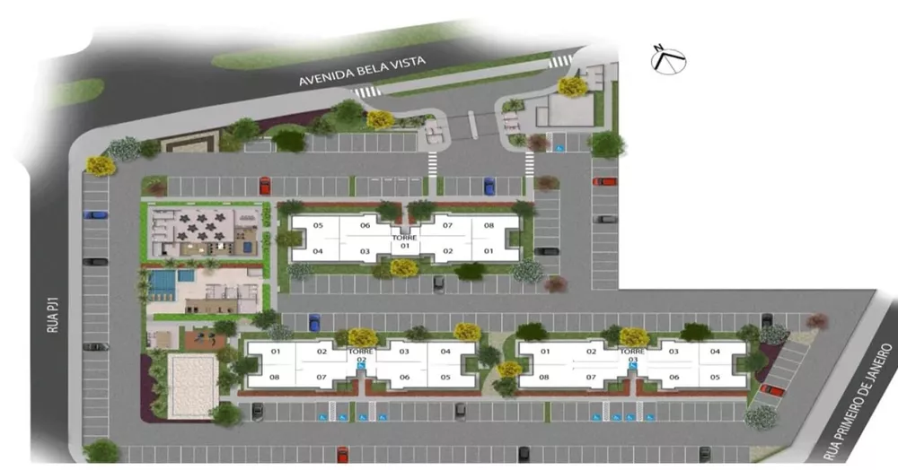 Apartamento, 2 quartos, 44 m² - Foto 1