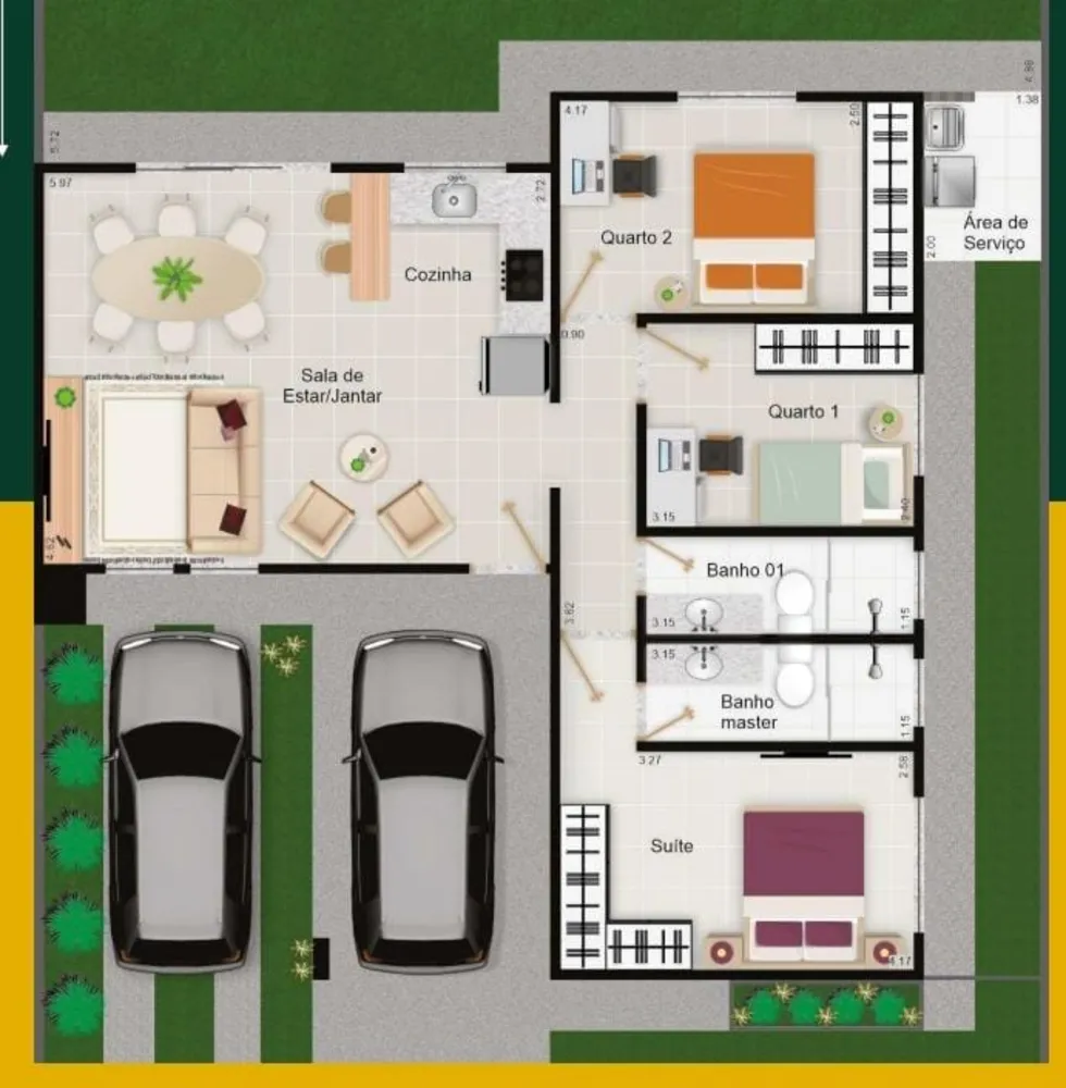 Casa de Condomínio, 3 quartos - Foto 11