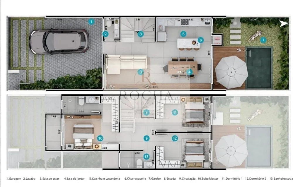 Sobrado, 3 quartos, 124 m² - Foto 5