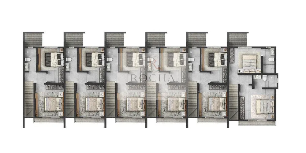 Sobrado, 2 quartos, 65 m² - Foto 2