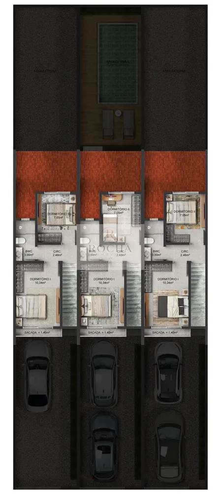 Sobrado, 2 quartos, 74 m² - Foto 5
