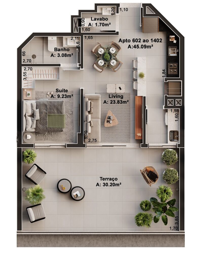 Apartamento, 3 quartos, 109 m² - Foto 6