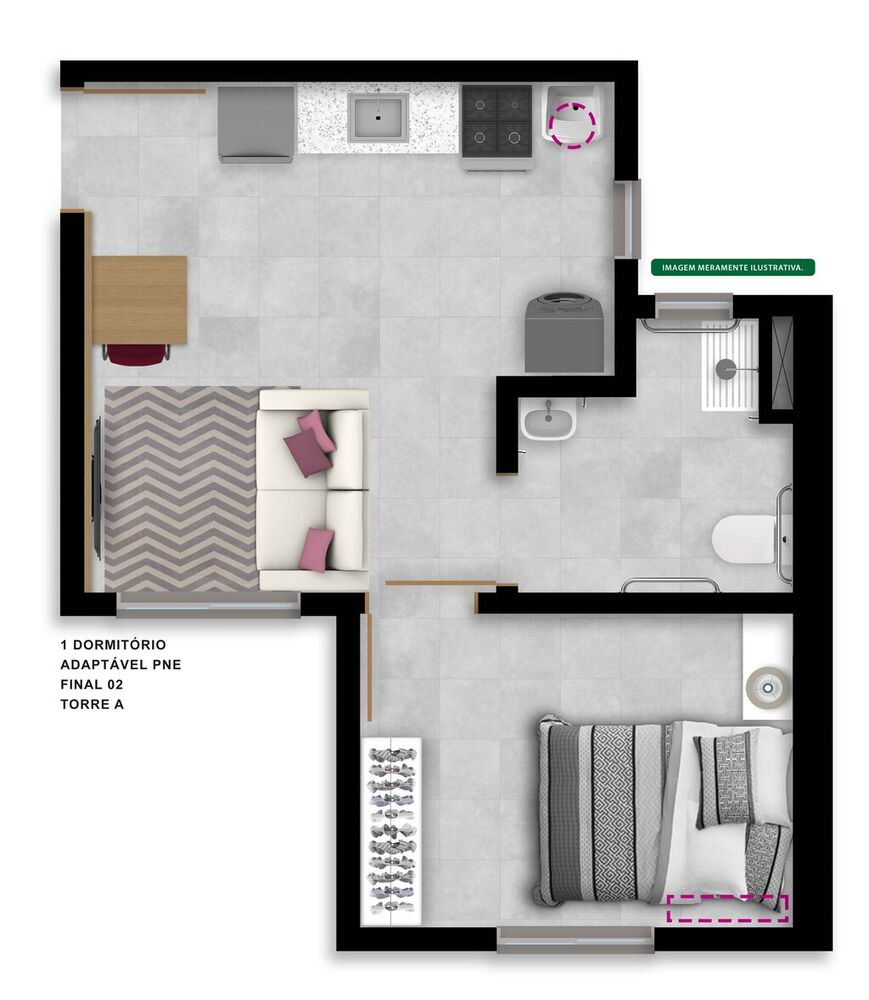 Apartamento, 1 quarto, 30 m² - Foto 12
