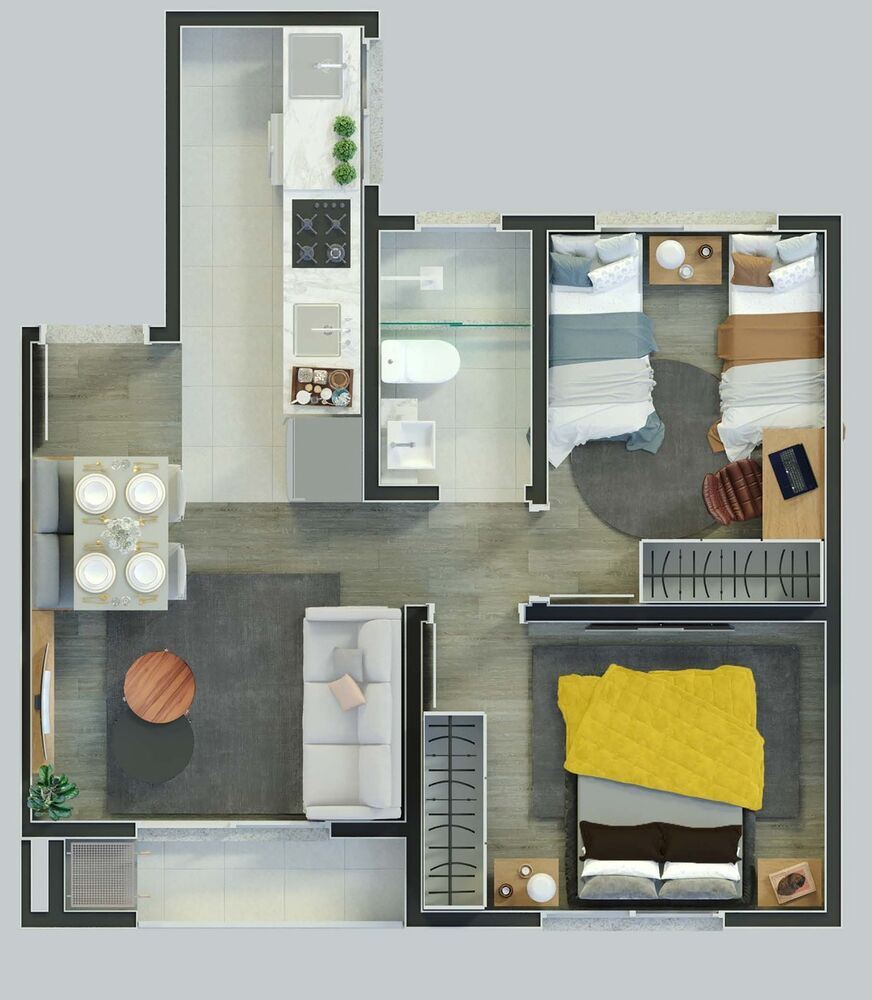 Apartamento, 2 quartos, 41 m² - Foto 14