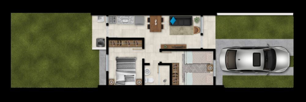 Casa, 2 quartos - Foto 4