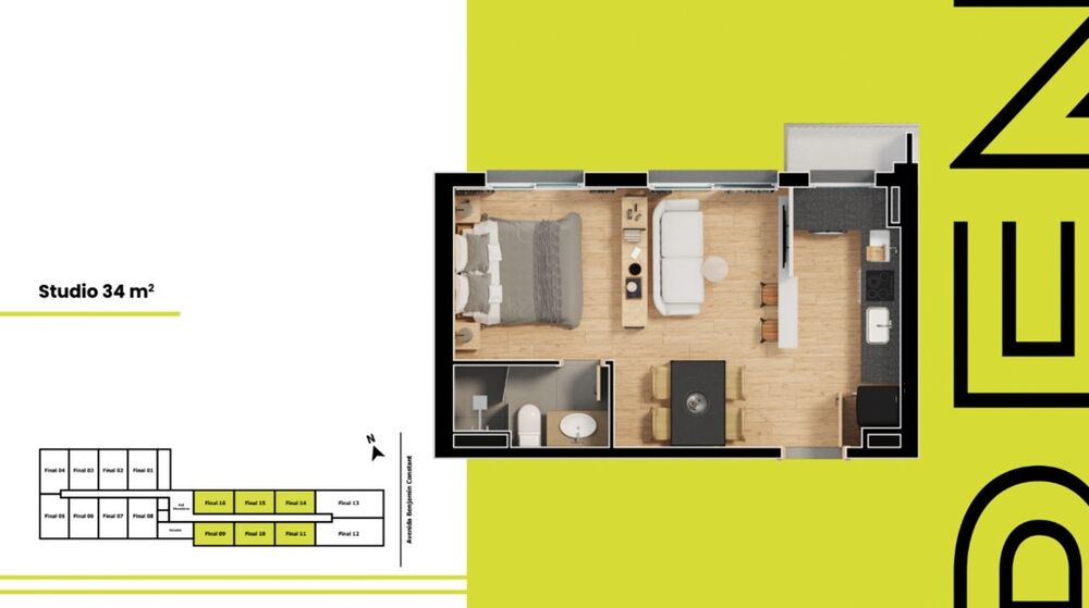 Apartamento à venda com 2 quartos, 85m² - Foto 3