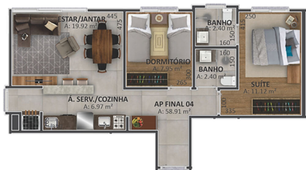 Apartamento, 3 quartos, 136 m² - Foto 14