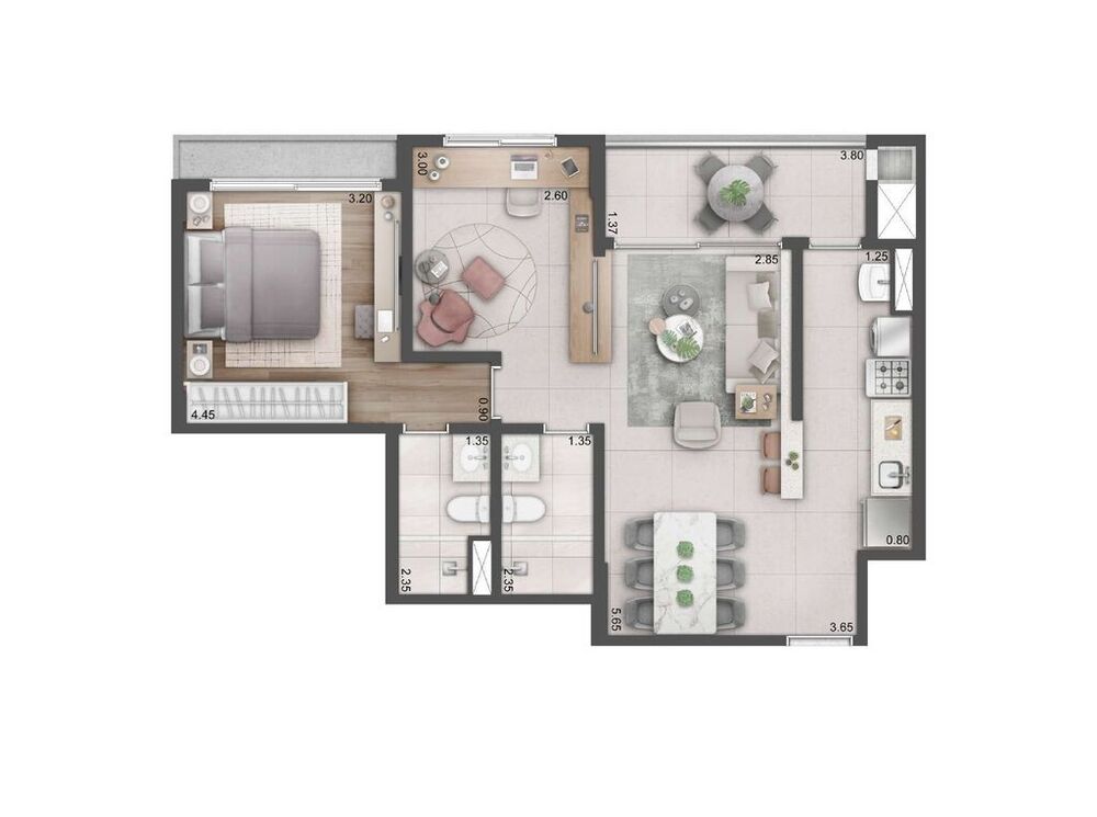 Apartamento à venda com 2 quartos, 69m² - Foto 15