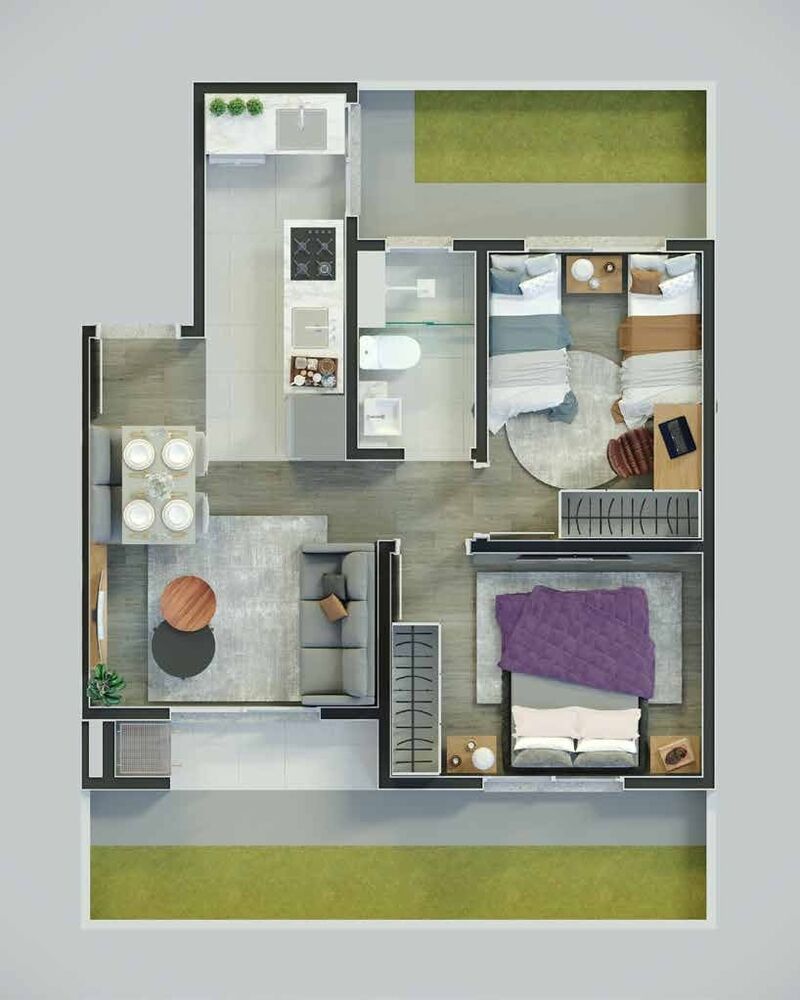 Apartamento, 2 quartos, 40 m² - Foto 12