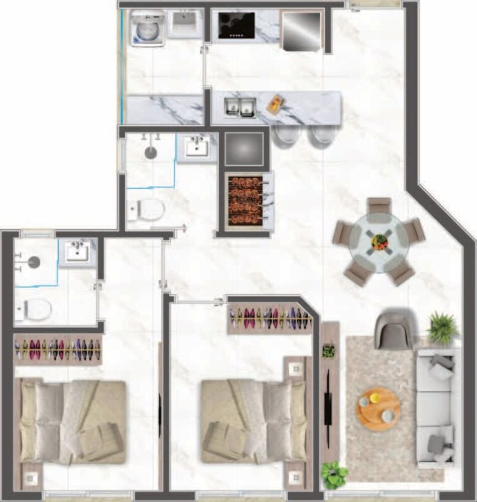Apartamento, 2 quartos, 100 m² - Foto 24