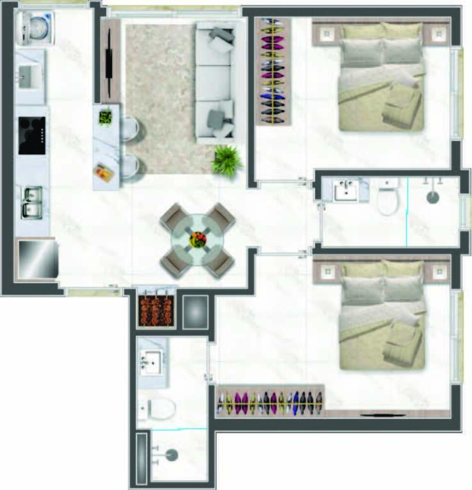 Apartamento, 2 quartos, 100 m² - Foto 21